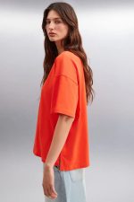 Women's Red T-Shirt - Image 3